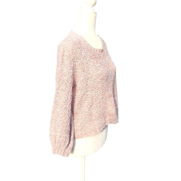 Peruvian Connection Women's Beige/Orange/Brown Medium Pima Cotton Knit Sweater - Picture 4 of 11